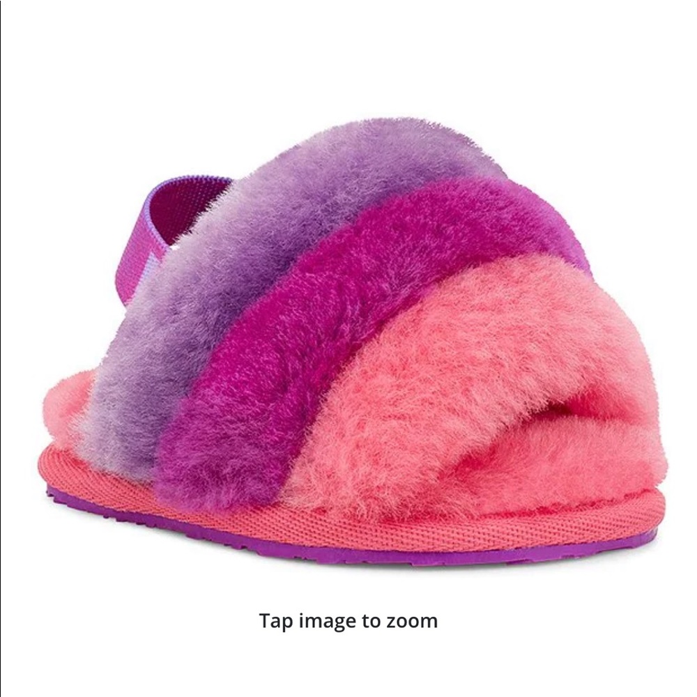 Infant fluff “yeah slide”